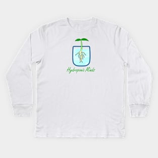 Hydroponic Plant Minds Kids Long Sleeve T-Shirt